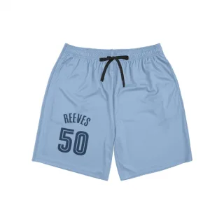 Memphis Grizzlies Bryant Reeves Light Blue  Unisex Shorts