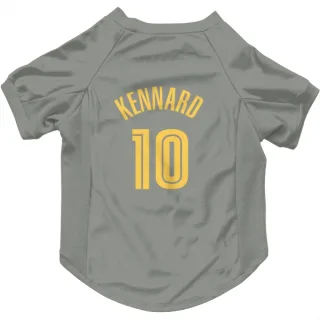 Memphis Grizzlies Luke Kennard Gray  Dog & Cat Pet Jersey