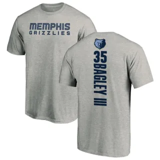 Men's Memphis Grizzlies Marvin Bagley III Ash Backer T-Shirt