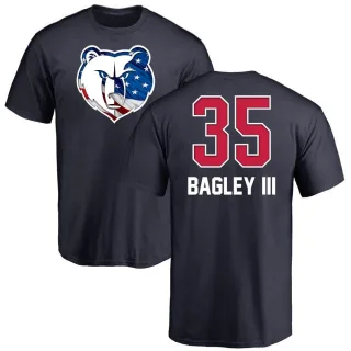 Youth Memphis Grizzlies Marvin Bagley III Navy Name and Number Banner Wave T-Shirt